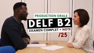 DELF B2 production orale + correction /25 points