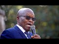 Former South African President Jacob Zuma hands himself over to police