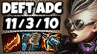 Deft Vayne ADC vs Ezreal - Patch 25.1 Korea Master ✅