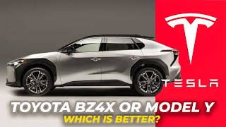 Toyota BZ4X BETTER Than The Tesla Model Y? Toyota's BRAND NEW Electric SUV