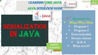 What is Serialization in Java? || Serialization In Java #2 || Core Java Tutorial
