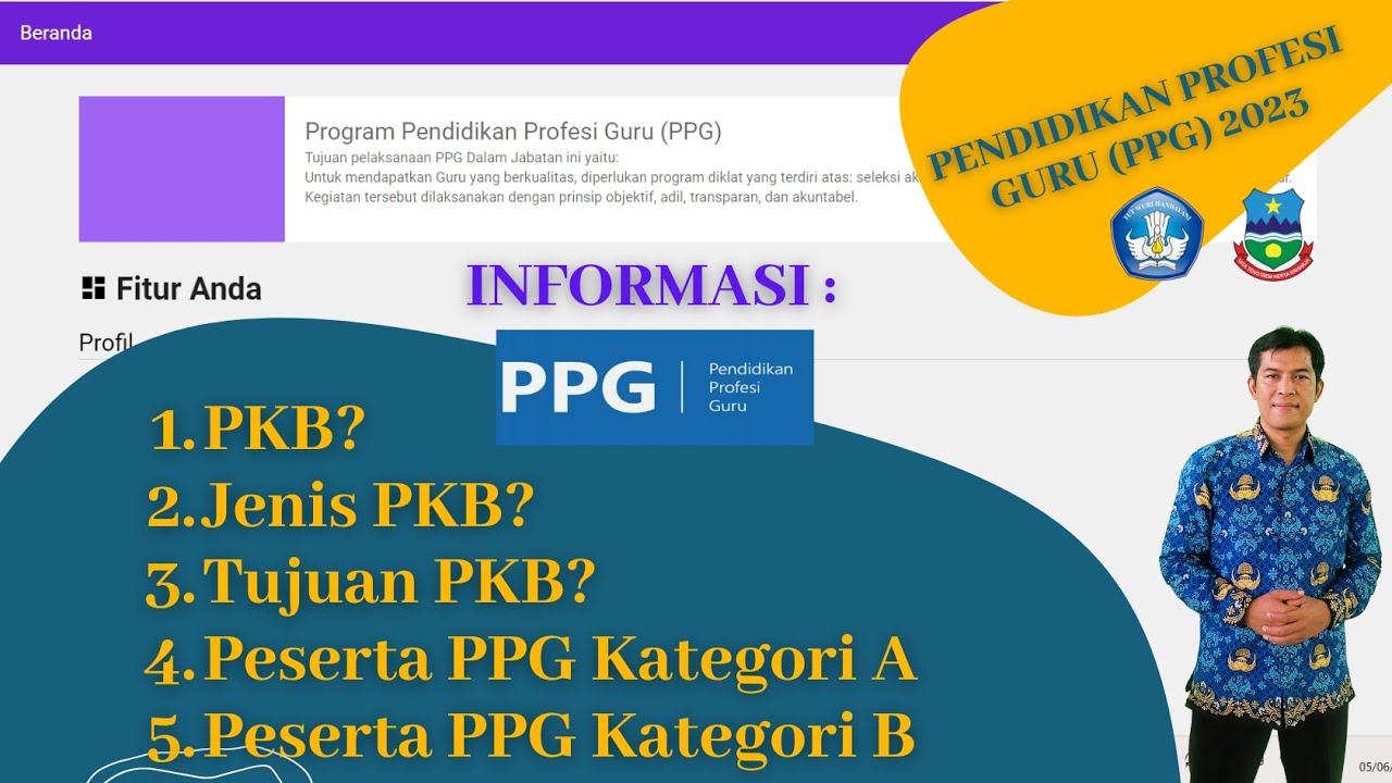 PERBEDAAN PESERTA PPG KATEGORI A DAN KATEGORI B - YouTube