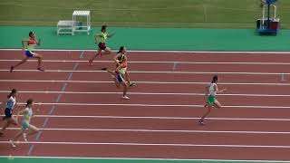 20191013博多の森カーニバル 中学女子100m決勝