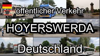 Hoyerswerda, Deutschland. öffentlicher Verkehr