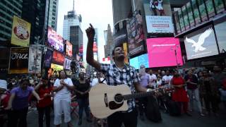 Marcos Brunet & Delki Rosso @ New York - TOMA TU LUGAR CON DANZA & ADORACION Publica @ Times Square
