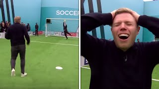 Rob Beckett has brilliant volley ruled out by 'VAR!!! | Soccer AM Pro AM