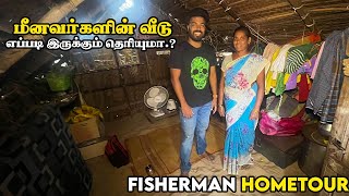 கடலோர மக்களின் 10 × 10 Home Tour |  மதினியின் வீடு | Thoothukudi Meenavan | First time in Tamil