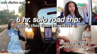 solo diaries ep 8: LONG road trip alone + pack w/ me 🌤 | Alyssa Howard