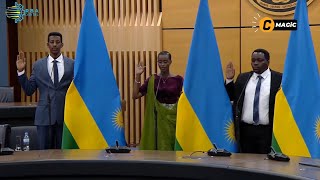 NELLY Mukazayire, RWEGO Ngarambe na Godfrey KABERA|Perezida KAGAME yakiriye indahiro zabo