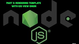 Node.js Tutorial | Rendering HTML Template with EJS view engine | Code Buffoon