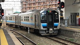 奥羽本線GV-E400系秋ｱｷT118編成+GV-E400系秋ｱｷT109編成普通青森行き649D 青森到着　撮影日:2022/10/15