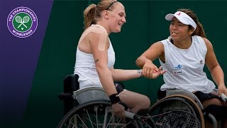 Jordanne Whiley \u0026 Yui Kamiji retain Wimbledon 2017 ladies' wheelchair doubles title