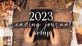 📚 2023 Reading Journal Setup