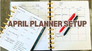 My Planner Setup for the Month of April #monthlyplannersetup #april2026
