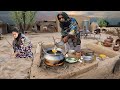 Early Morning Routine of Desert women | cooking traditional breakfast | Pakistan Village Life