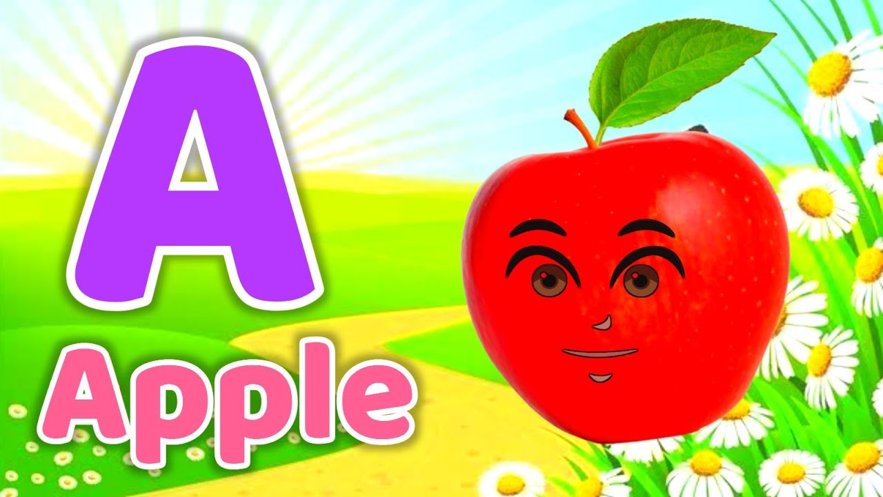 A For Apple B For Ball | A To Z Alphabet |Phonics Song | A FOR ANT # ...