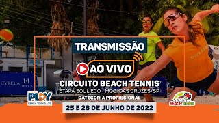 FINAL: J. MARTINS / L. SHIBATA X A. ALBUQUERQUE / E. PELLE- CIRCUITO BEACH TENNIS