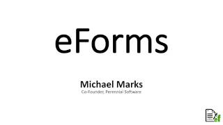 Introducing eForms