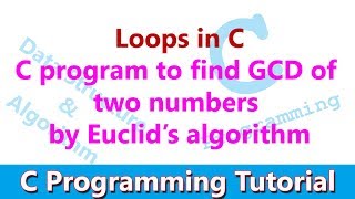 C Programming Tutorial #07 Loops in C: for, nested for, while, do-while loop