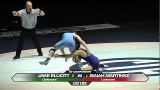 152 Isaiah Martinez vs Jake Elliott - CIF State Championship 2012