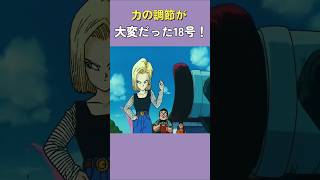 力の調節が大変だった18号！#dragonball #ドラゴンボール