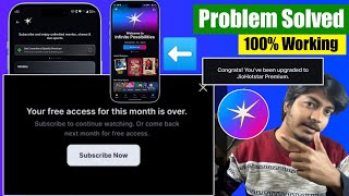 Jio hotstar your free access for this month is over |Your free access for this month is over hotstar