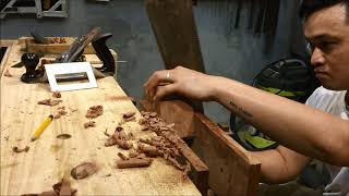 How to make a simple Wooden Mallet (cách làm búa gỗ đơn giản)