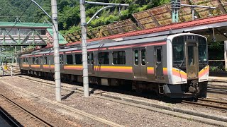 【車窓】上越線土樽〜水上(下り) train window  Jyouet line Tuchitaru Station-Minakani  Station