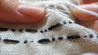 刺繡練習動画ーダーニングステッチ