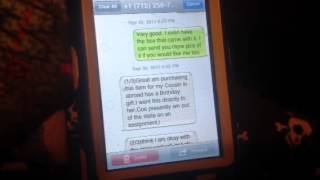 Craigslist text scam