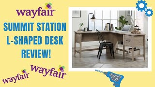 Wayfair Furniture Review | Sauder Summit Station L Shape Desk | Furniture Assembly Service Boston