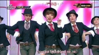 [S9angel.net][Vietsub + Kara] Mr.Mr -  SNSD M! Countdown Comeback Stage 140306