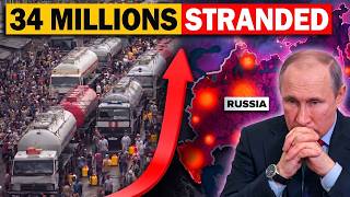 Total CHAOS in Russia: Millions STRANDED in Panic as Fuel Crisis Paralyses 14 Regions