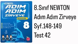 8.SINIF NEWTON ADIM ADIM S.148-149 TEST 42