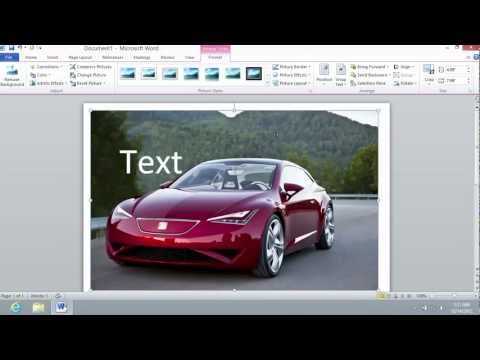 How to set a Picture as Background in Word 2010 How to set a Picture as Background in Word 2010