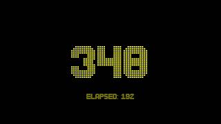 540 seconds countdown timer with full zero second