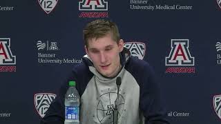 Arizona Basketball Press Conference - Azuolas Tubelis \u0026 Kerr Kriisa