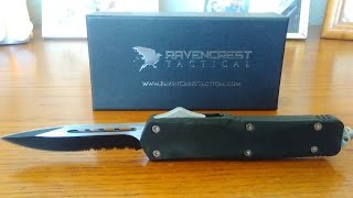 Ravencrest Tactical OTF Knife Review (Automatic Knife)