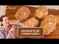 CROQUETE DE CARNE MOÍDA FÁCIL E SABOROSO