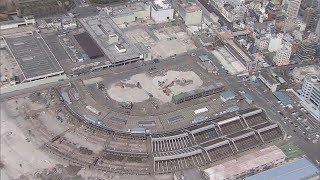 解体が進む旧築地市場　国際会議場・展示場を中核に整備