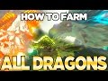 How to Farm all Dragons in Breath of the Wild - Dinraal, Naydra, & Farosh | Austin John Plays