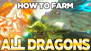 How to Farm all Dragons in Breath of the Wild - Dinraal, Naydra, \u0026 Farosh | Austin John Plays