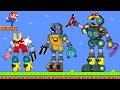 The Giant ROBOT Mario vs The Giant BIGGEST ROBOT Alphabet Lore #2 | Game Animation