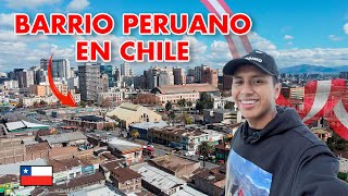 Así es el barrio de PERUANOS en CHILE 🇨🇱🇵🇪