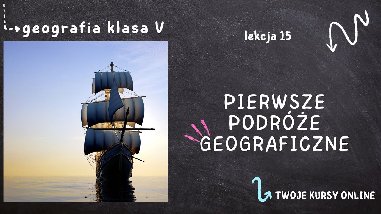 Geografia Klasa 5 [Lekcja 15 - Pierwsze Podróże Geograficzne] - YouTube