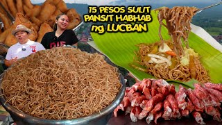 15 PESOS PANSIT HABHAB NG LUCBAN | SOBRANG SULIT PAGKAIN | LONGGANISA LUCBAN | KUYA DEX