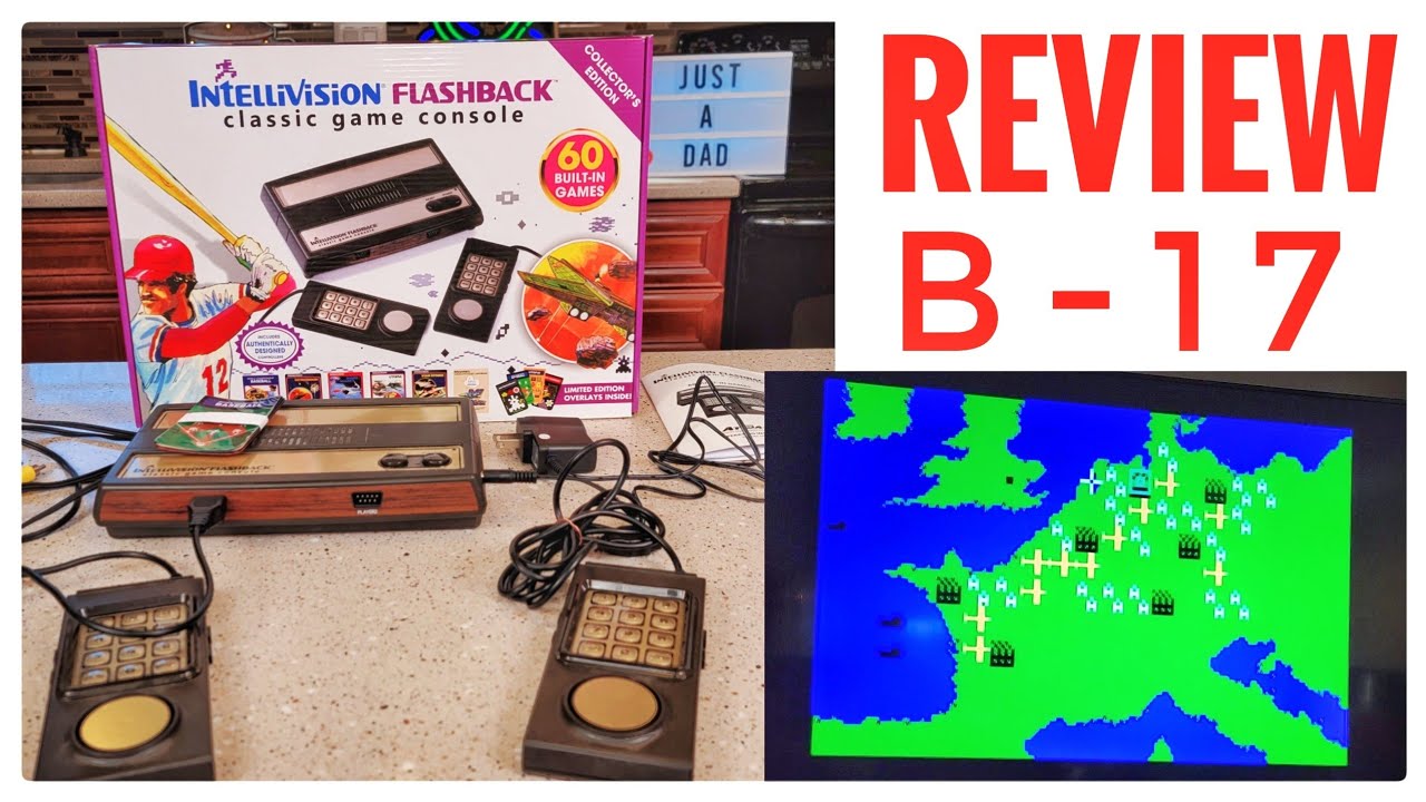 IntelliVision AtGames Flashback Classic Game Console Review B-17 Bomber ...