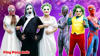 Valak Menyalahkan Venom Atas Penculikan Spider Girl Dan Joker Girl - Ping Pong Indo