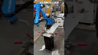 ALPHA LASER WELDING MACHINE WORKING WITH ROBOT ARM