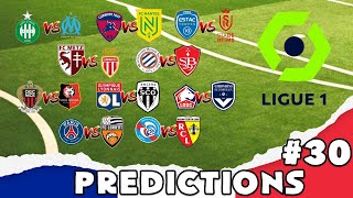 2021/22 Ligue 1 Predictions - Matchday #30